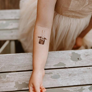 Набор временных татуировок Mrs. Ertha "Bloomy Love", 25 шт, цветочная магия